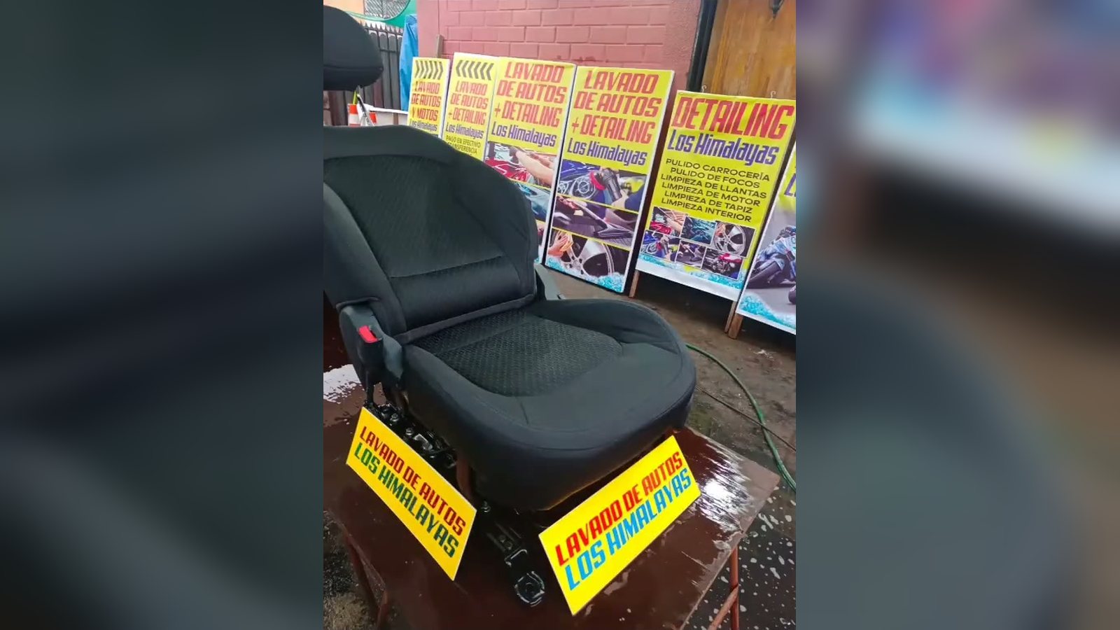 Asiento del taller después de la limpieza